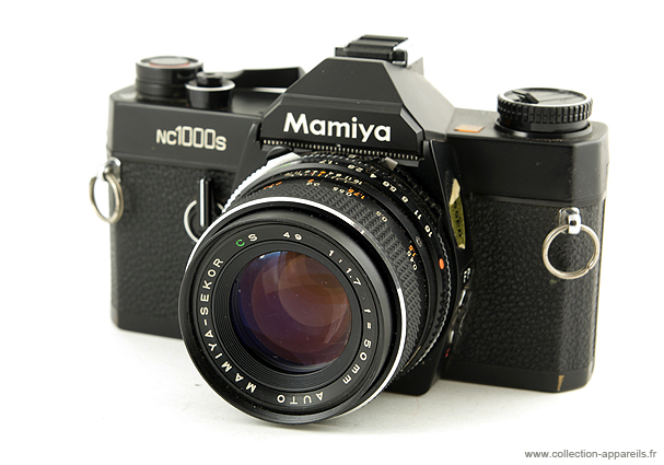 Mamiya Reflex MAMIYA NC 1000S Objectif AUTO MAMIYA SEKOR CS f/1,4 50mm Courroie MAMIYA 